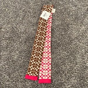 Coach multiple purpose purse scarf/headband